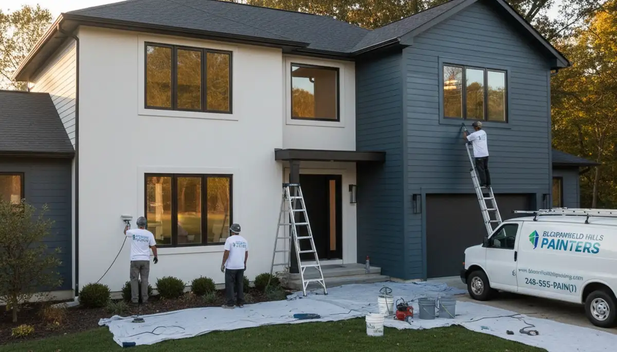 Professional house painters in Royal Oak MI providing expert exterior and interior painting services