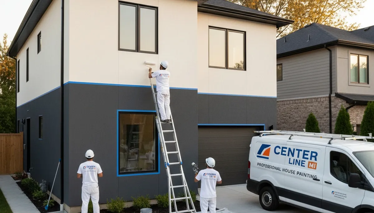 Professional house painters in Royal Oak MI providing expert residential exterior painting services