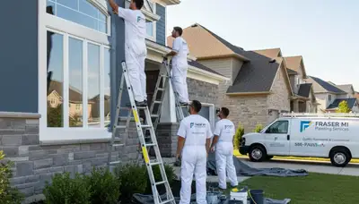House painting service in Royal Oak, MI for interior and exterior home painting projects
