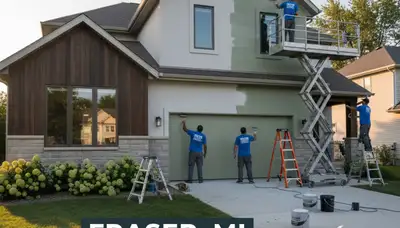 House painting service in Royal Oak, MI for residential interior and exterior painting projects