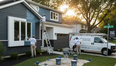Professional house painters in Royal Oak MI providing expert residential exterior painting services