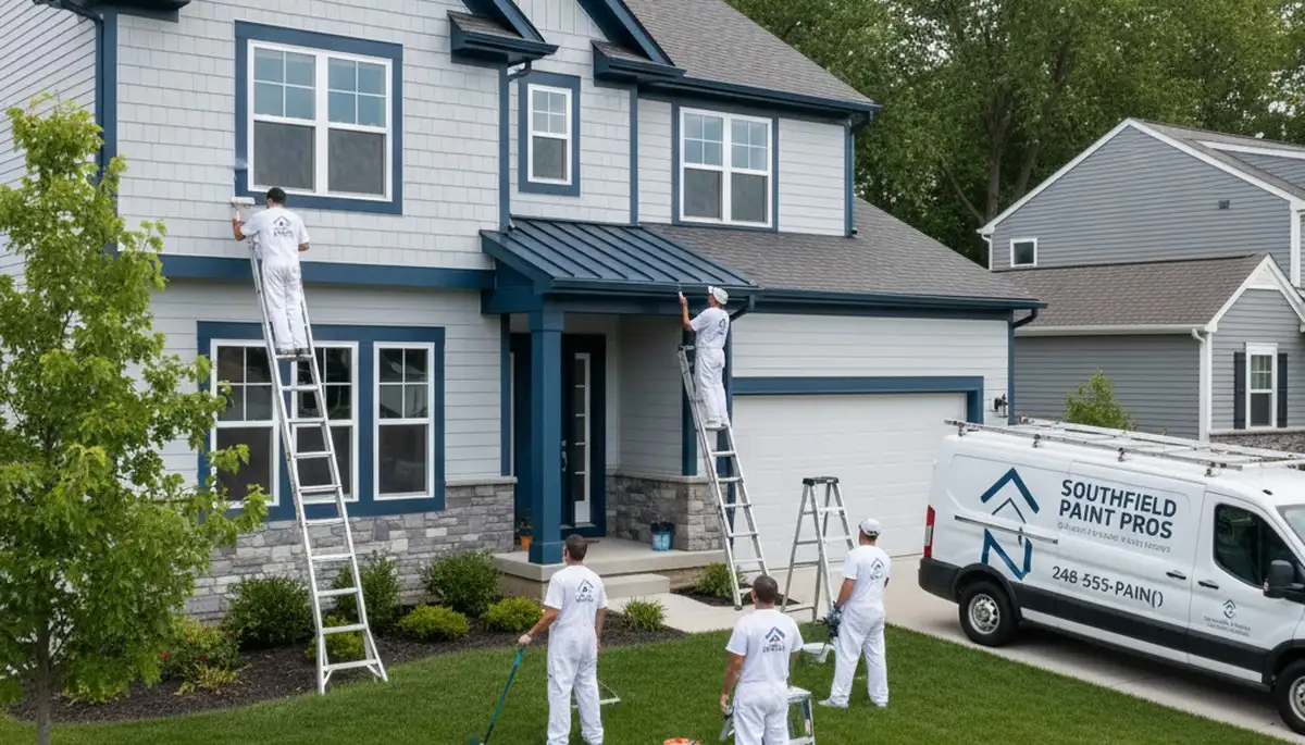 Professional house painters in Royal Oak MI providing quality exterior and interior painting services