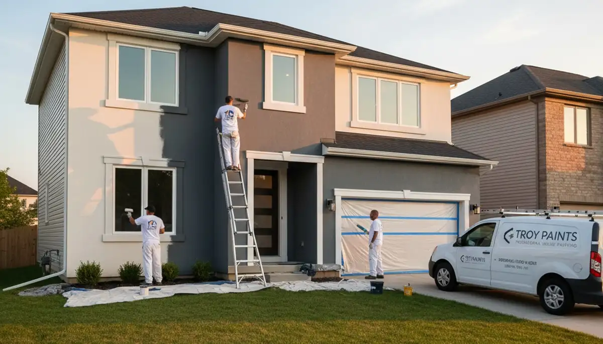 Professional house painting service in Royal Oak MI by paintingroyaloakmi.com