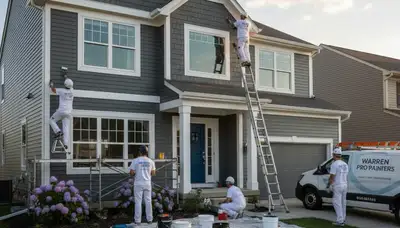 House painting services in Royal Oak, MI by PaintingRoyalOakMI.com for residential interiors and exteriors